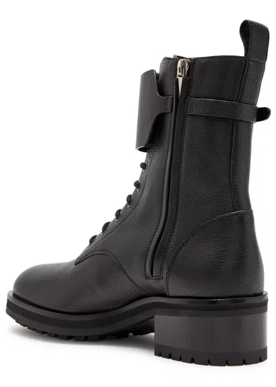 Jimmy Choo Rosabel 50 Grained Leather Ankle Boots In Black