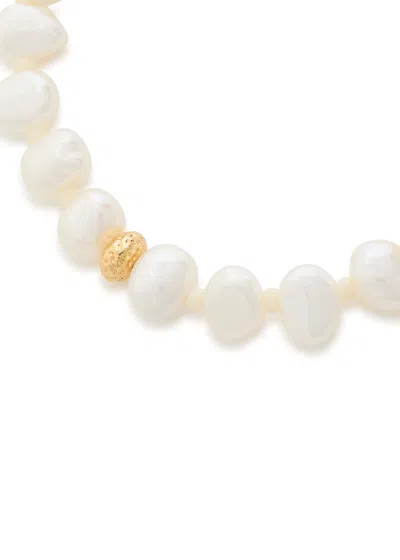 Anni Lu Stellar Pearly 18kt Gold-plated Beaded Bracelet In Gold