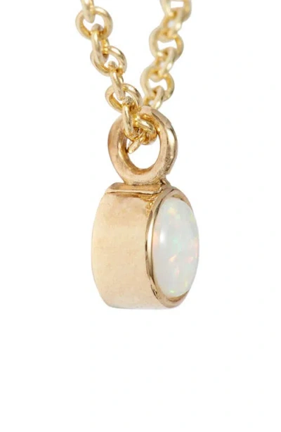 Zoë Chicco Dangling Semiprecious Stone Choker In Gold