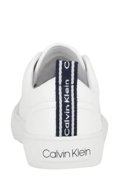 Calvin Klein Women's Lariss Round Toe Lace-up Casual Sneakers In Multi