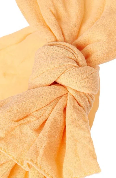 Baby Bling Knotted Bow Headband In Yellow