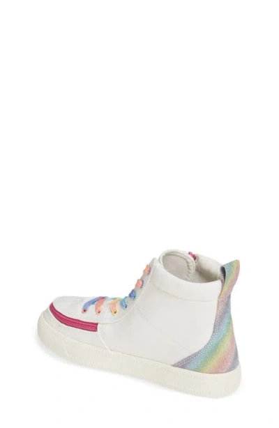 Billy Footwear Kids' Classic High Top Sneaker In White