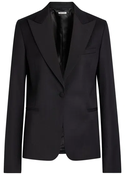 Jw Anderson Tuxedo Wool Blazer In Black