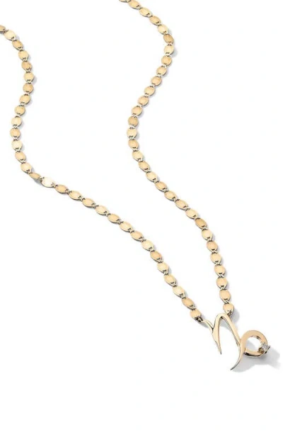 Lana Solo Scorpio Pendant Necklace In Gold