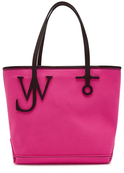 Jw Anderson Anchor Small Canvas Tote Bag In Pattern