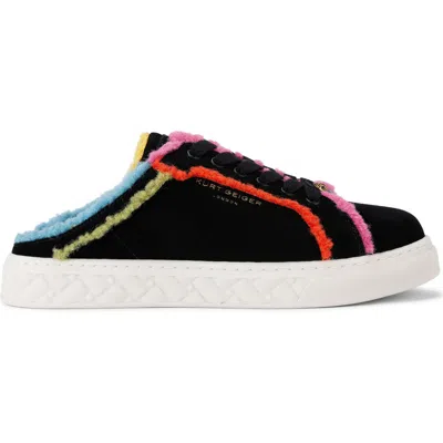 Kurt Geiger London Kensington Cupsole Mule Sneaker In Black