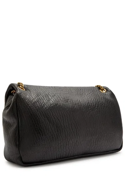 Saint Laurent Calypso Large Padded Leather Shoulder Bag In Orange