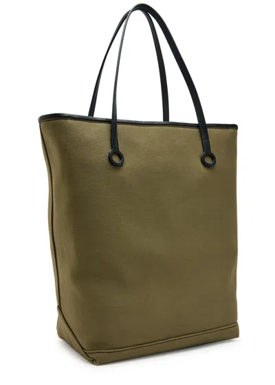 Jw Anderson Anchor Large Canvas Tote Bag In Red