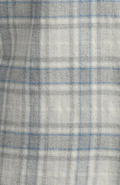 Faherty Plaid Super Brushed Stretch Flannel Button-up Shirt In White