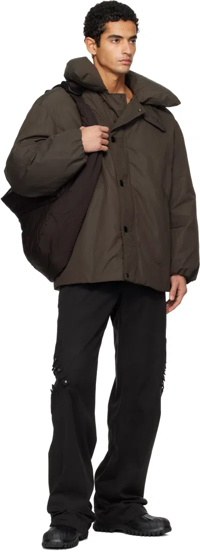 Seventh Brown Lunar Sac Bag In Black