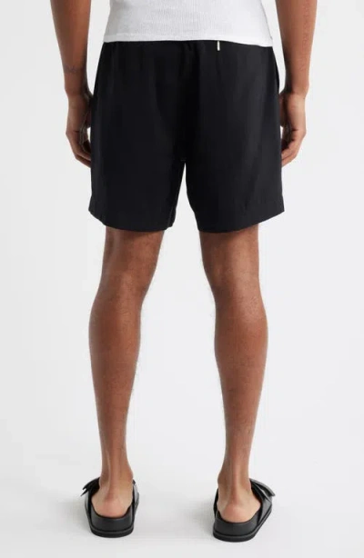 Open Edit Drawstring Pull-on Resort Shorts In Black