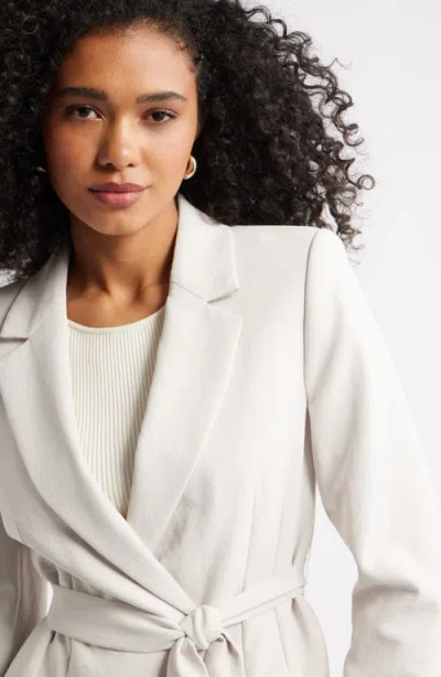 Open Edit The Curator Tie Waist Blazer In White