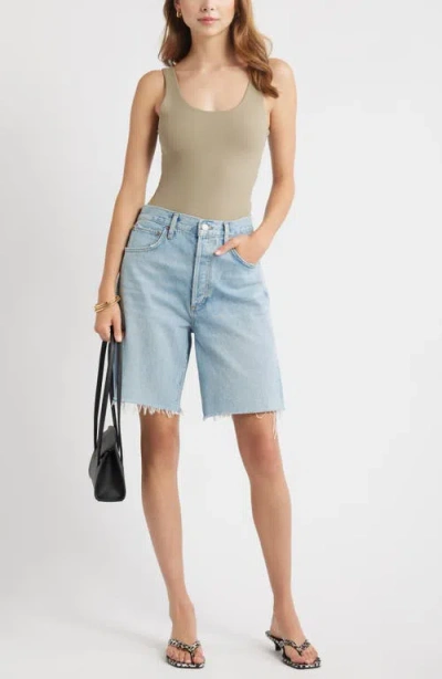 Open Edit Scoop Neck Bodysuit