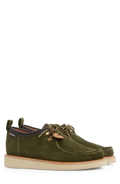 Barbour X Wildbunch Heathpool Boat Shoe In Green