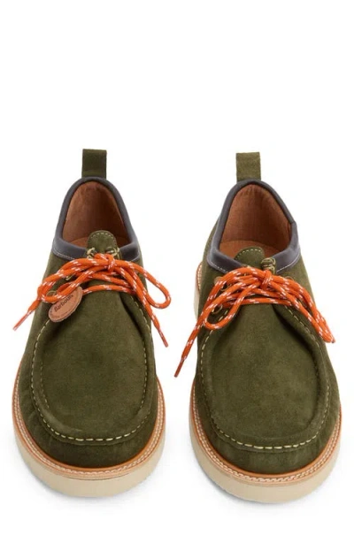 Barbour X Wildbunch Heathpool Boat Shoe In Green