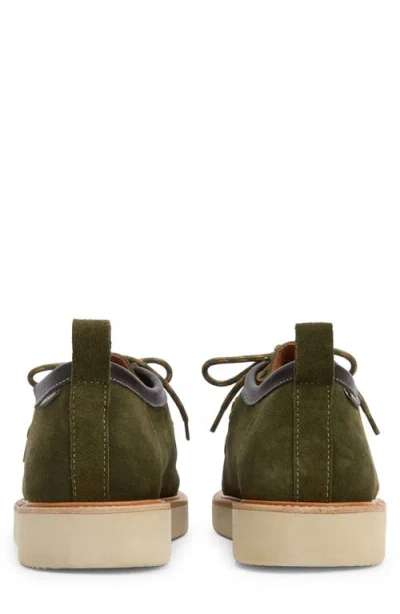 Barbour X Wildbunch Heathpool Boat Shoe In Green
