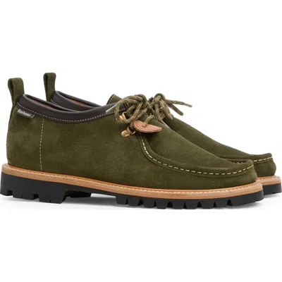 Barbour X Wildbunch Heathpool Boat Shoe In Green