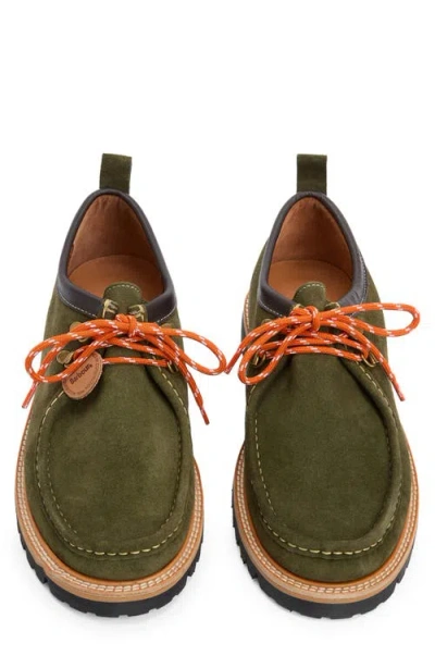 Barbour X Wildbunch Heathpool Boat Shoe In Green