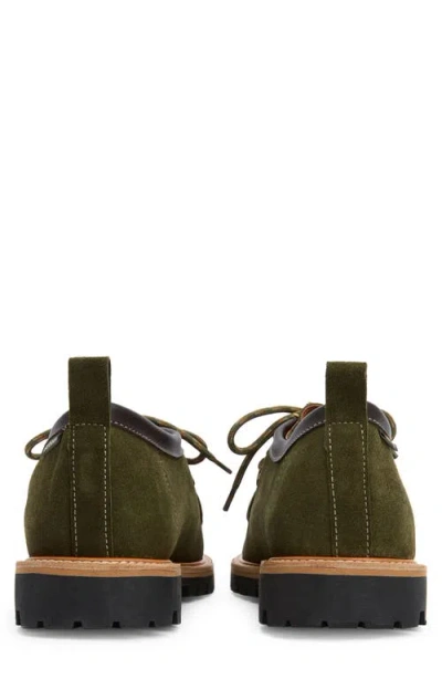 Barbour X Wildbunch Heathpool Boat Shoe In Green