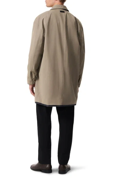 Rag & Bone Thomas Cotton Blend Car Coat In Brown