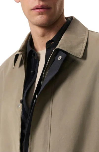 Rag & Bone Thomas Cotton Blend Car Coat In Brown