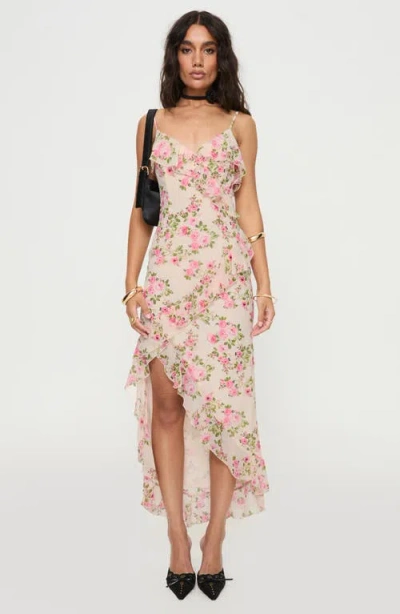 Princess Polly Garys Floral Ruffle Cocktail Dress In Multi