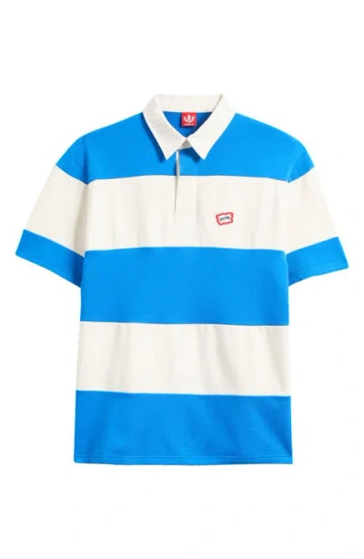 Icecream Boulder Stripe Polo In White