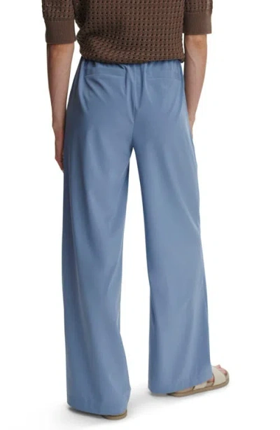 Varley Kayson Wide Leg Pants In Blue