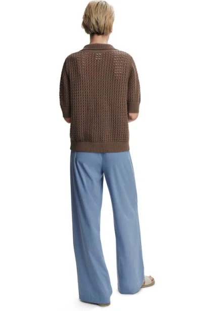 Varley Kayson Wide Leg Pants In Blue