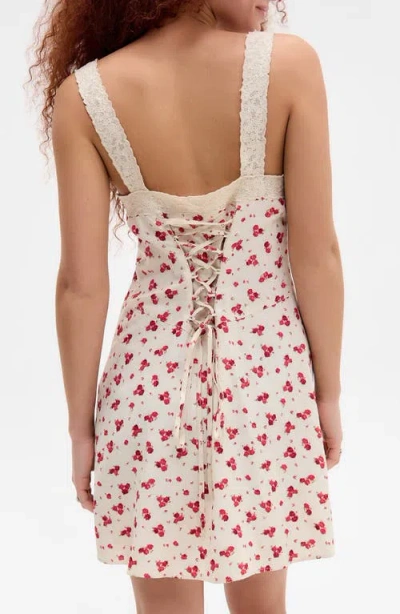 Bdg Urban Outfitters Luna Slip Minidress In Multi