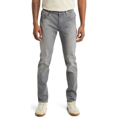 7 For All Mankind Luxe Performance Plus Slimmy Taper Jeans In Gray