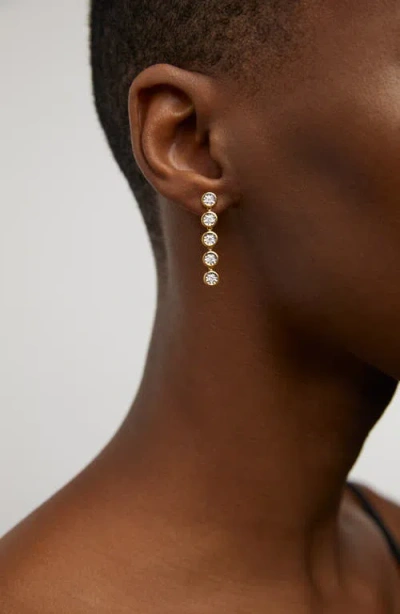 Monica Vinader Diamond Essentials Cocktail Drop Earrings In Gold