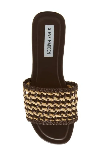 Steve Madden Gulf Woven Slide Sandal In Multi