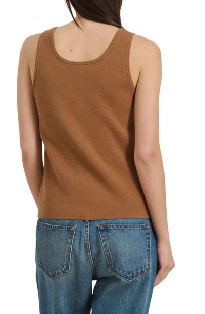Alex Mill Louisa Vest In Cotton Cashmere In Brown