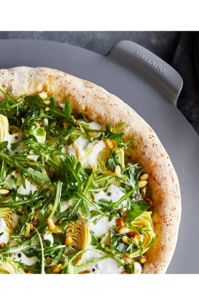 Greenpan Premiere Ovenware Round Pizza Baking Sheet In Gray