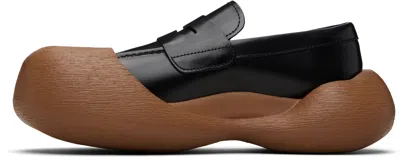 Camperlab Black & Brown Caramba Loafers In Black