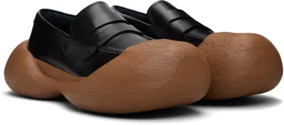 Camperlab Black & Brown Caramba Loafers In Black