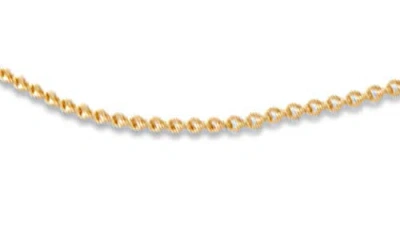 Monica Vinader Fine Chain Necklace In Gold