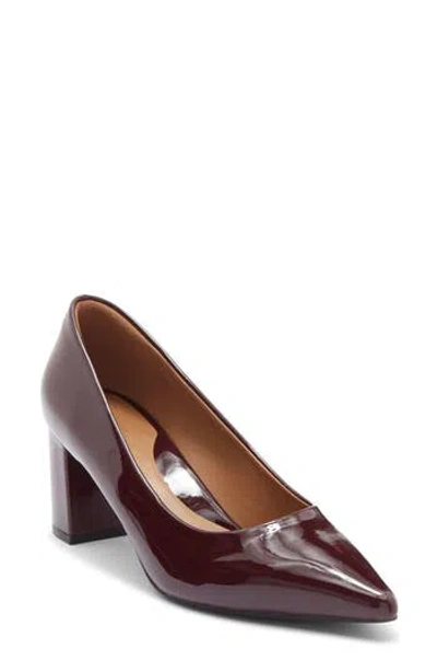 Nordstrom Rack Sammy Pointed Toe Pump In Burgundy