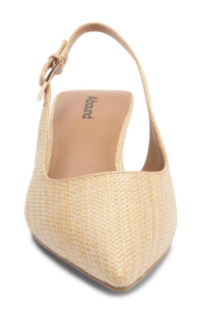 Abound Lidia Slingback Kitten Heel Pump In Brown