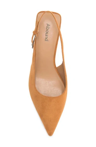 Abound Lidia Slingback Kitten Heel Pump In Brown