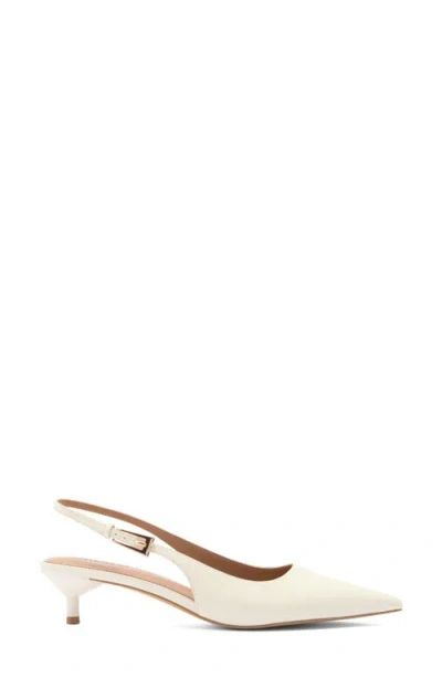 Abound Lidia Slingback Kitten Heel Pump In White