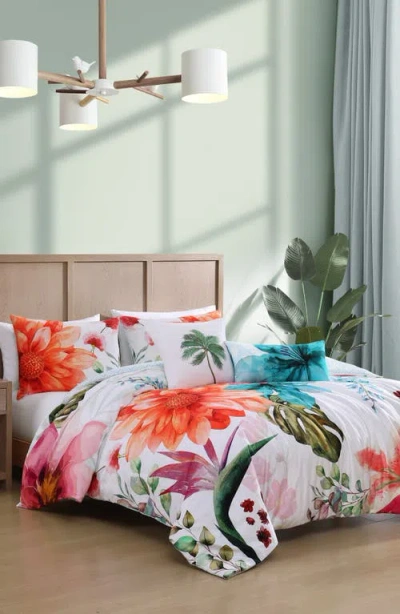 Bebejan Eden's Embrace Reversible 5-piece Comforter Set In White