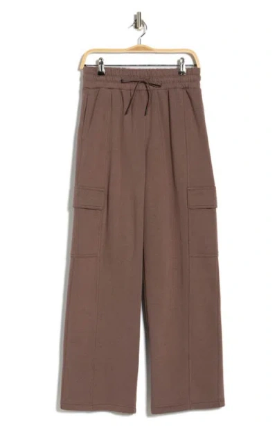 Z By Zella Feather Fleece Utility Pants In Gray