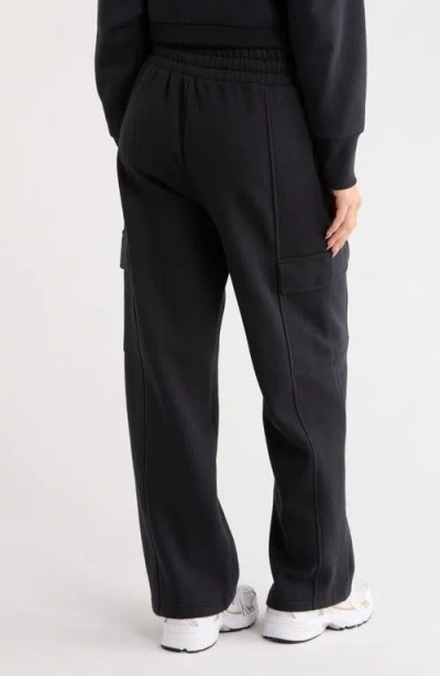 Z By Zella Feather Fleece Utility Pants In Black