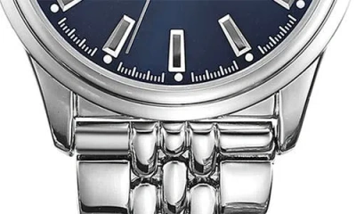 Geoffrey Beene Ez Change Bracelet Strap & Leather Strap Watch, 41mm In Metallic