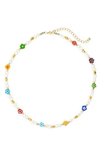 Eye Candy Los Angeles Milliefiori Bead Necklace