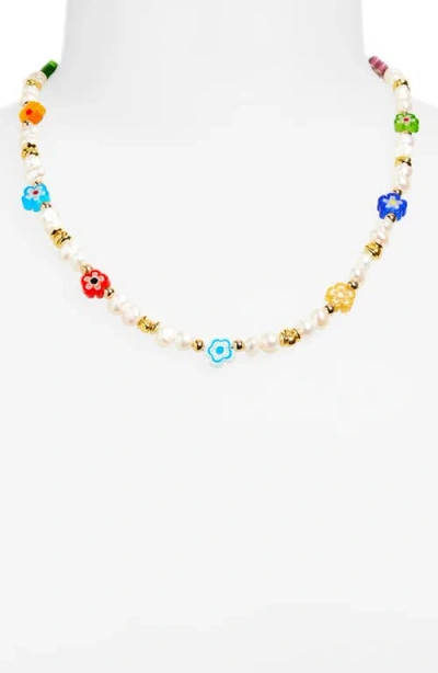 Eye Candy Los Angeles Milliefiori Bead Necklace