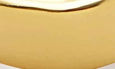 Monica Vinader Siren Muse Wave Huggie Earrings In Gold