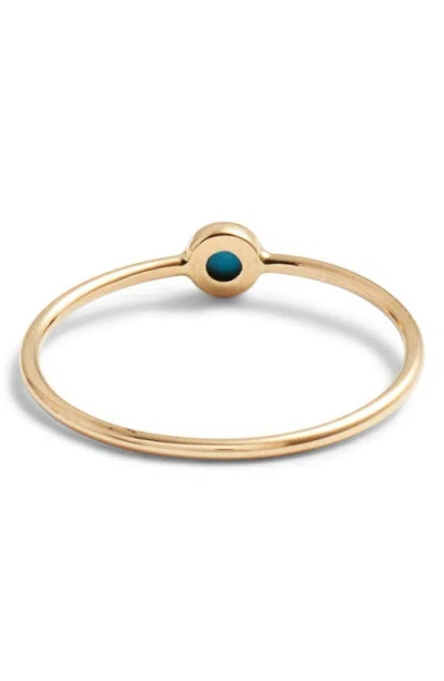 Zoë Chicco Opal Stacking Ring In Gold